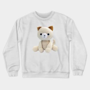 Crochet Cat Baby Toy Crewneck Sweatshirt